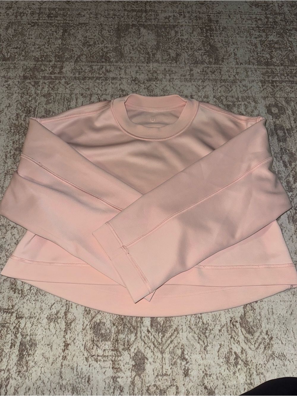lululemon athletica Light Pink Crew Sweatshirt